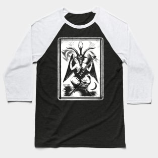 Baphomet sg guitar black Baseball T-Shirt